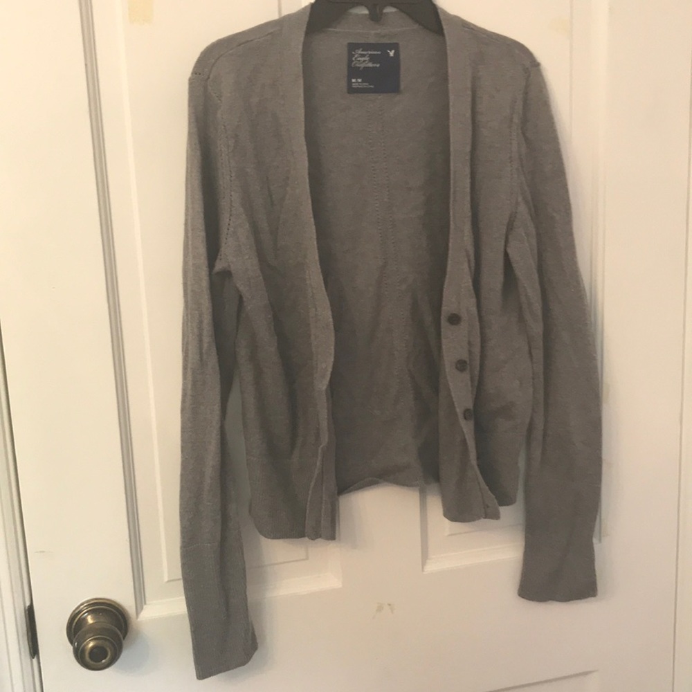 Grey cardigan